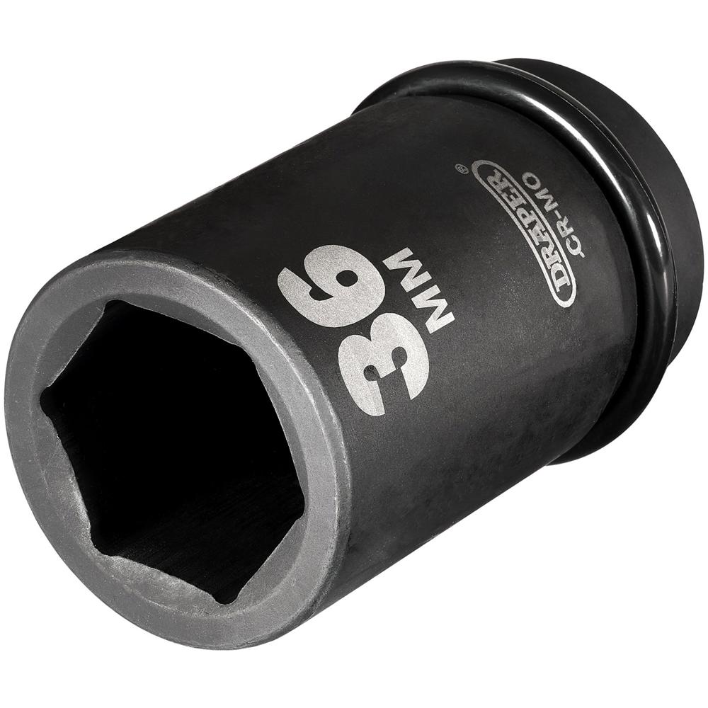 Draper Expert 1" Drive Deep Hexagon Impact Socket Metric 1" 36mm