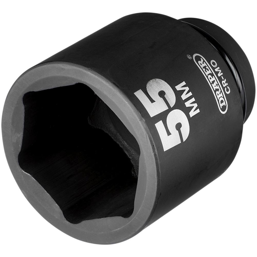 Draper Expert 1" Drive Deep Hexagon Impact Socket Metric 1" 55mm