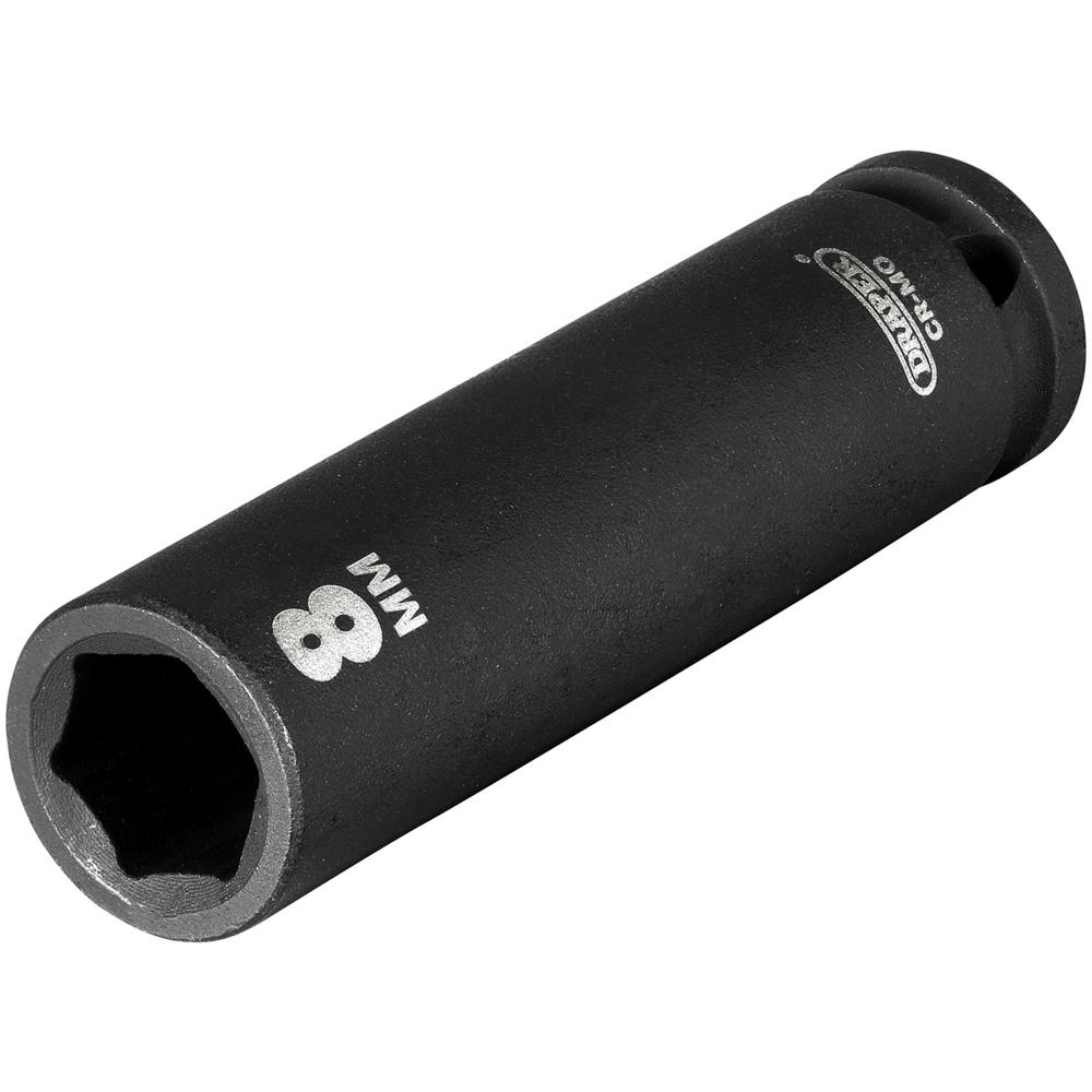 Draper Expert 1/4" Drive Hi Torq Hexagon Deep Impact Socket Metric 1/4" 8mm