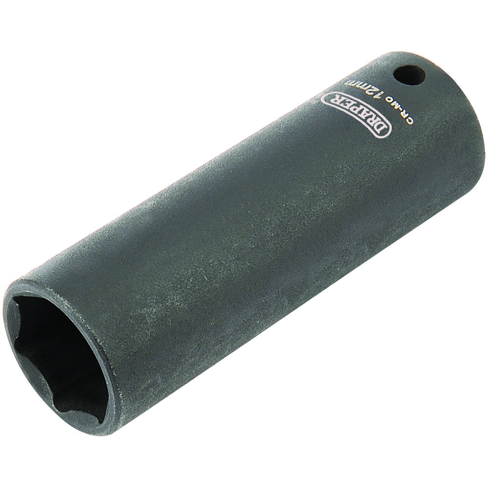 Draper Expert 1/4" Drive Hi Torq Hexagon Deep Impact Socket Metric 1/4" 12mm