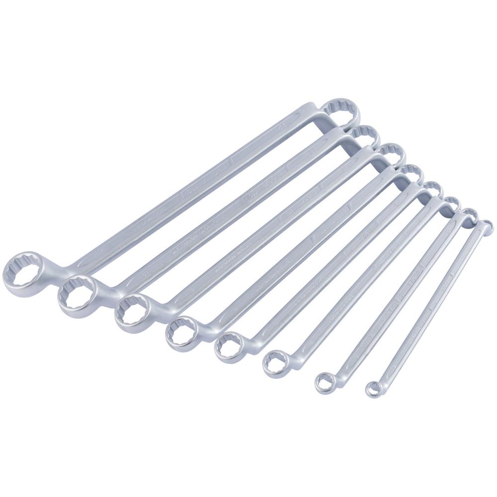 8 Piece Deep Crank Ring Spanner Set