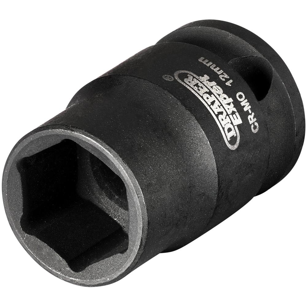 Draper Expert 3/8" Drive Hi-Torq Hexagon Impact Socket Metric 3/8" 12mm