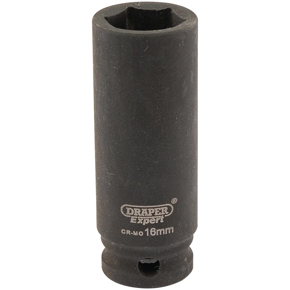 Draper Expert 3/8" Drive Hi Torq Deep Hexagon Impact Socket Metric 3/8" 16mm