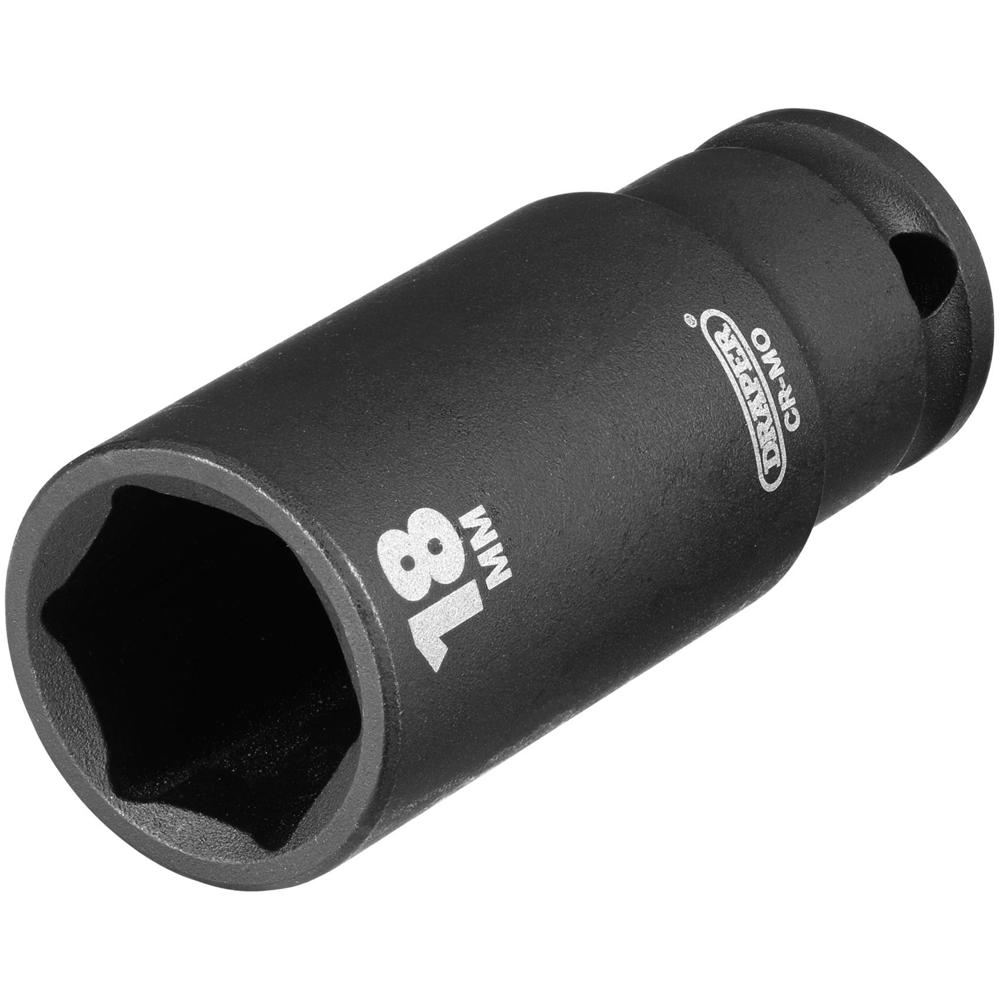 Draper Expert 3/8" Drive Hi Torq Deep Hexagon Impact Socket Metric 3/8" 18mm