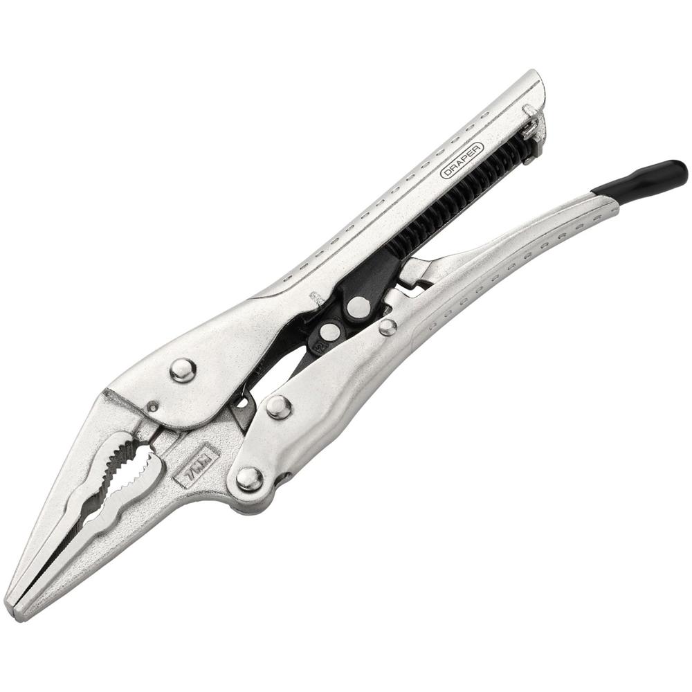 Draper Long Nose Auto Locking Pliers 200mm