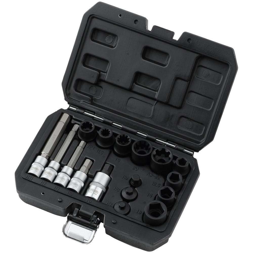 17 Piece Brake Caliper Socket and Bit Set