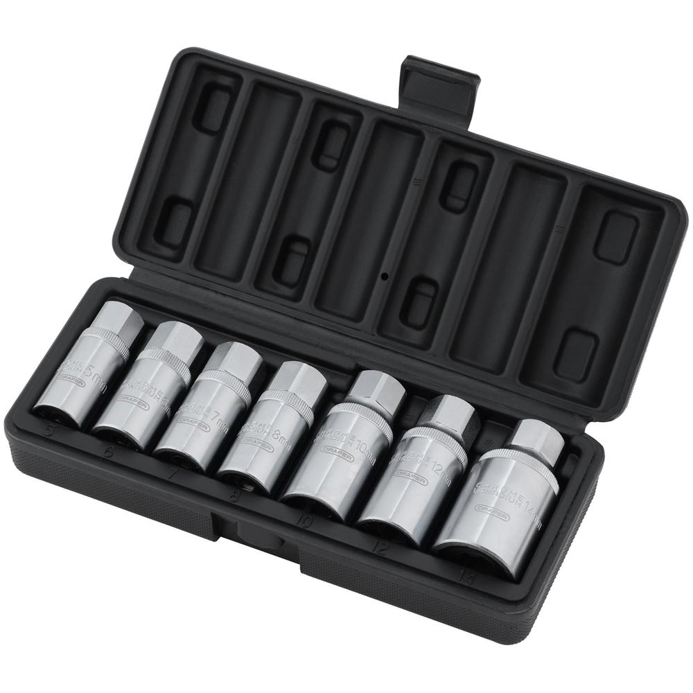 Draper 7 Piece Combination Drive Stud Extractor Set