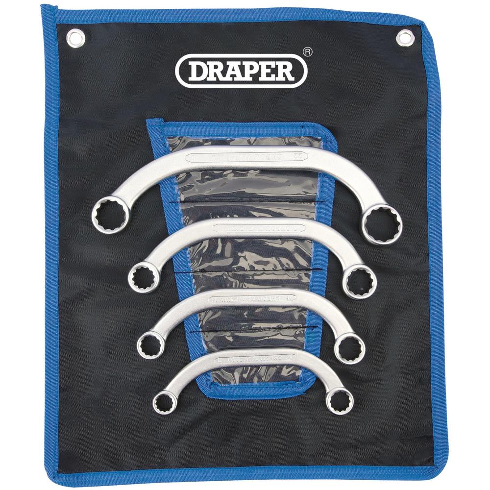 Draper 4 Piece Ring Obstruction Spanner Set Metric