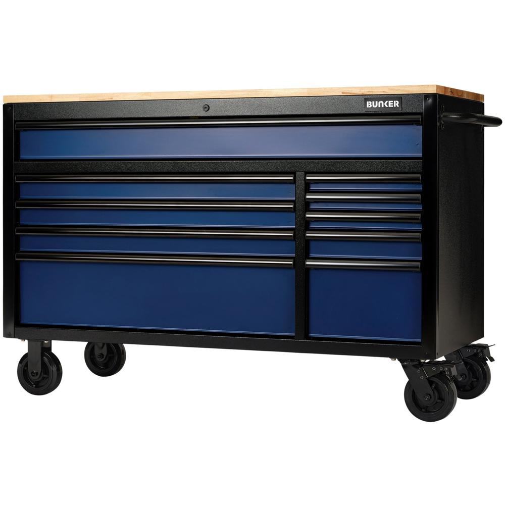 Bunker 10 Drawer Workbench Tool Roller Cabinet