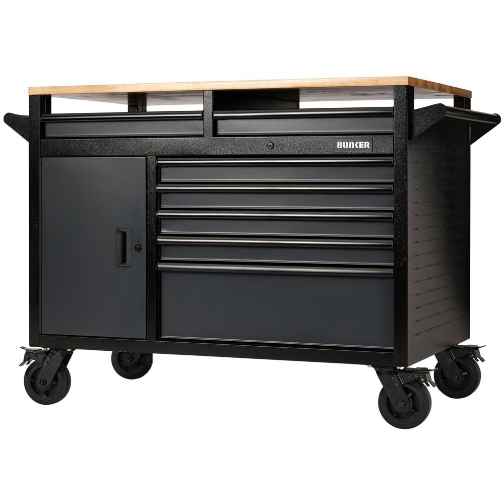 14 Drawer Multi Functional Workbench Tool Roller Cabinet
