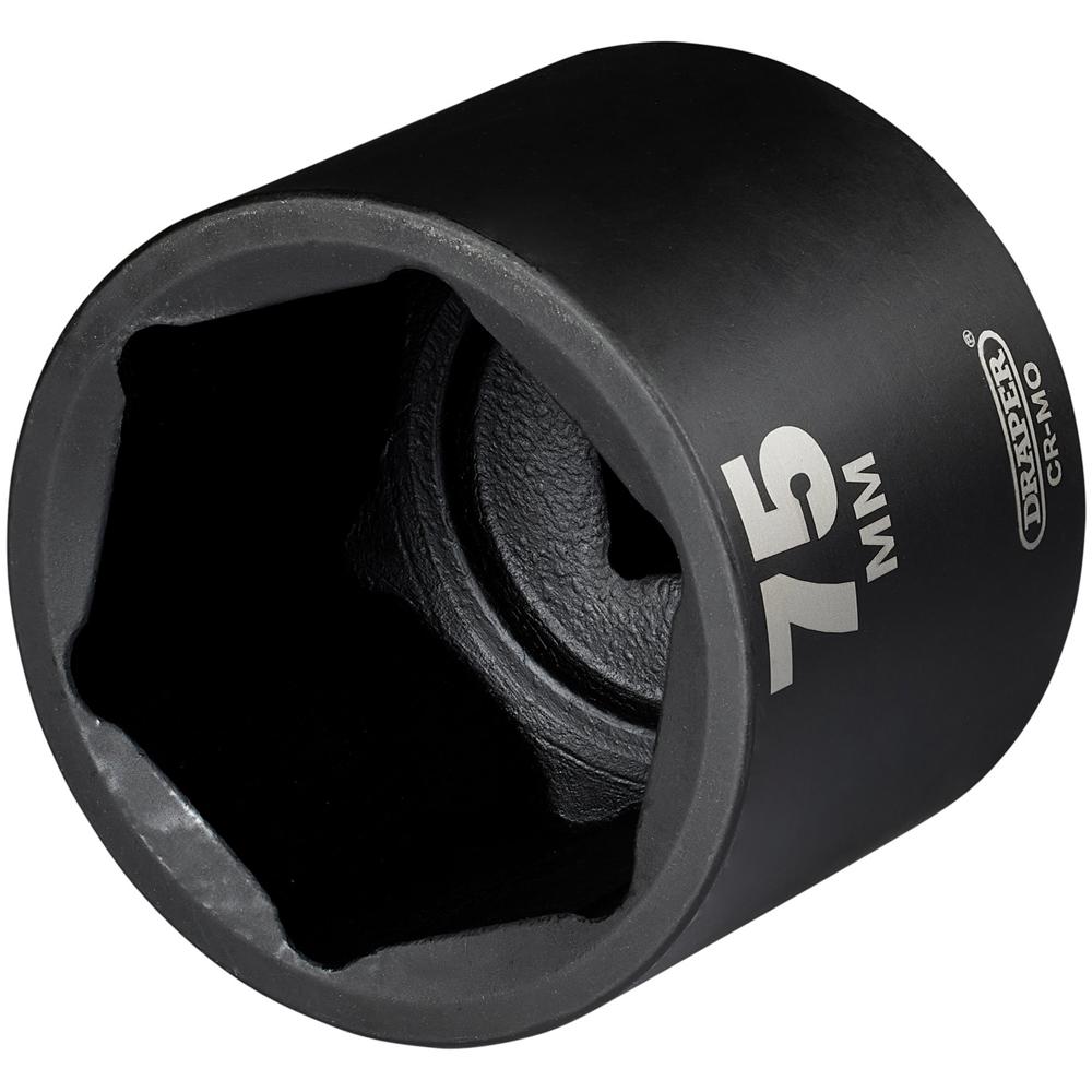 Draper Hi Torq 1" Drive Deep Hexagon Impact Socket 1" 75mm