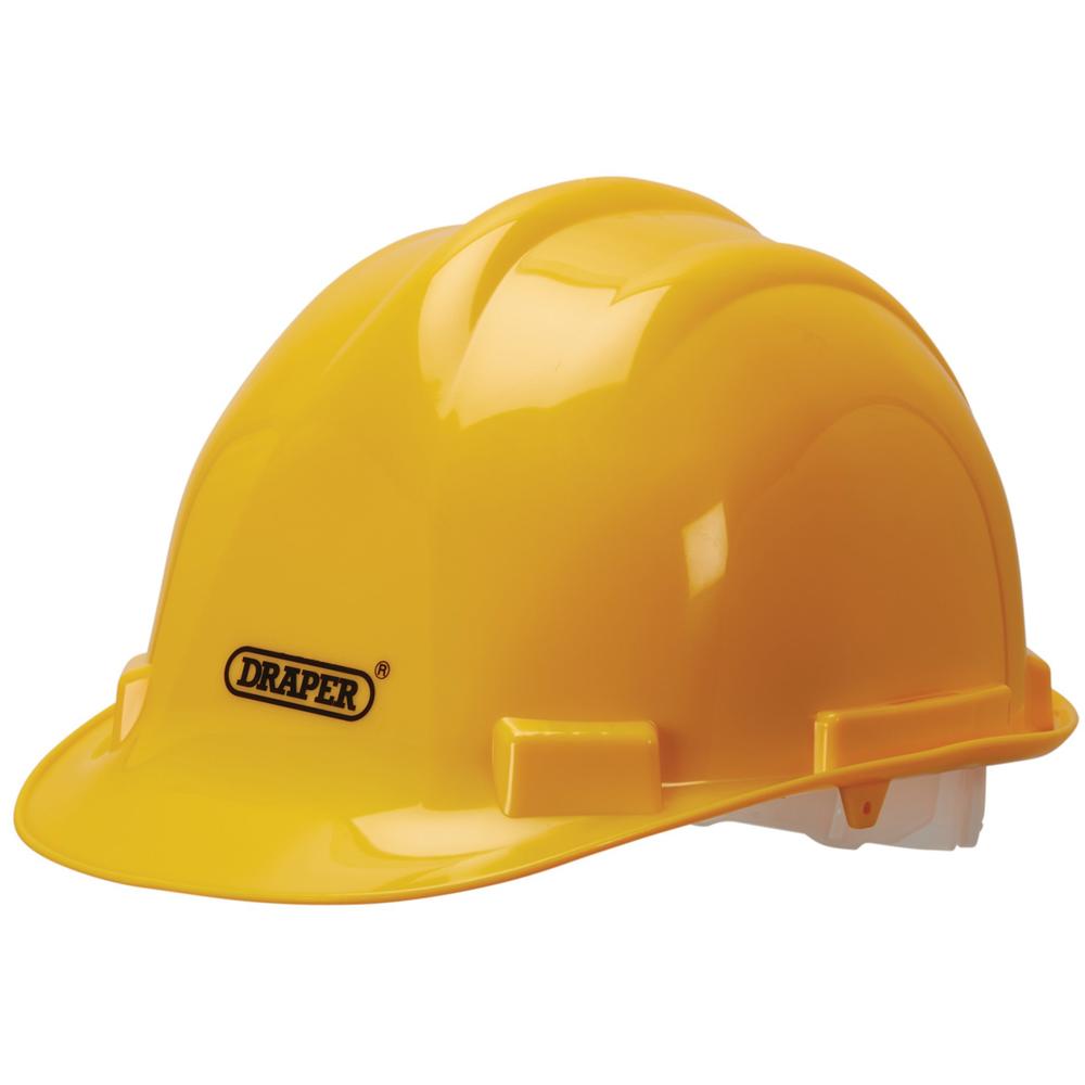 Draper EN397 Hard Hat Safety Helmet Yellow