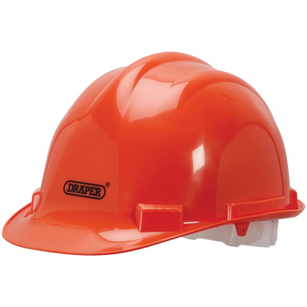 Draper EN397 Hard Hat Safety Helmet Orange
