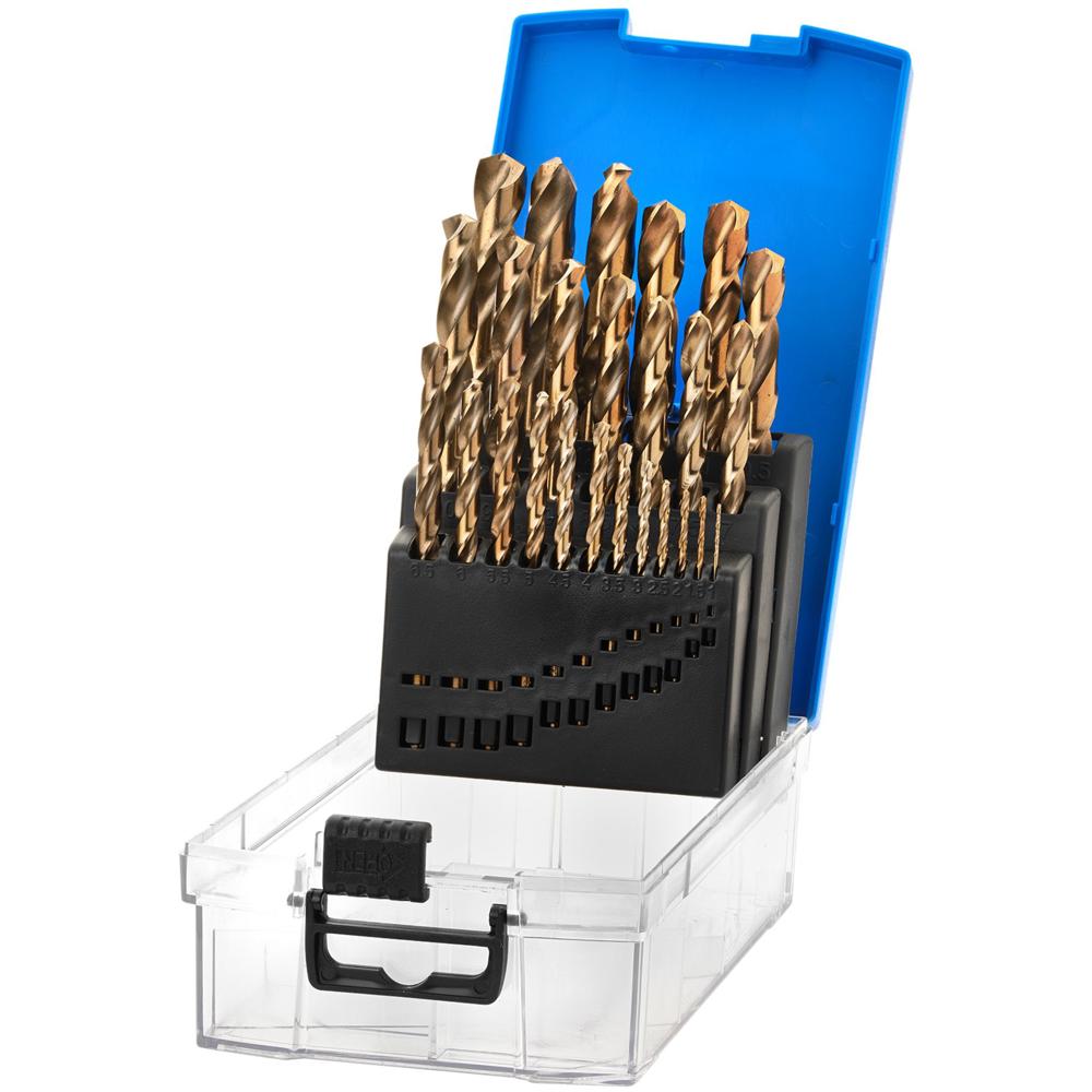 Expert 25 Piece HSSE M35 Cobalt Drill Bit Set