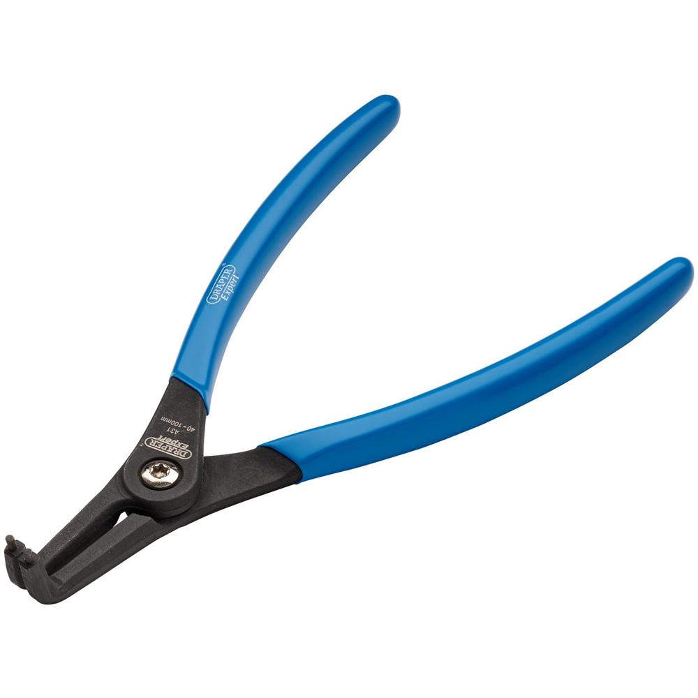 Draper Expert Bent External Circlip Pliers 40mm - 100mm