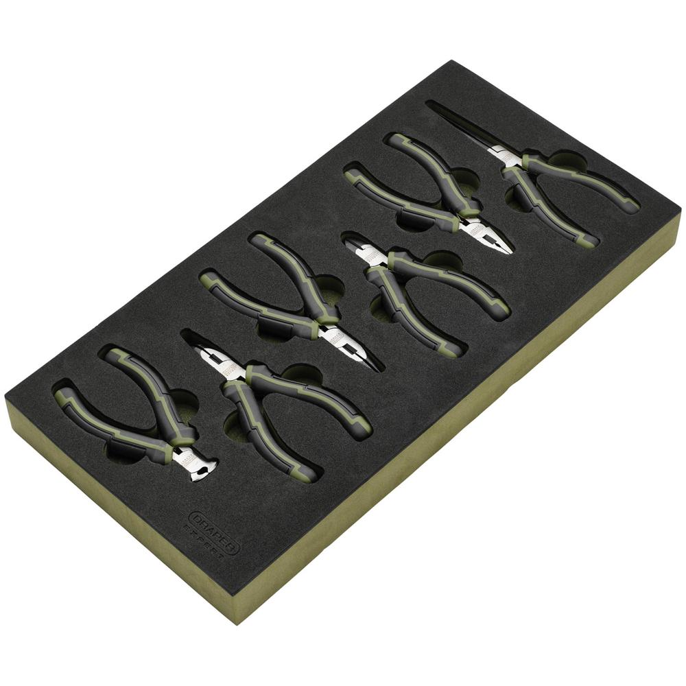 Expert 6 Piece Mini Pliers Set in Foam Tray