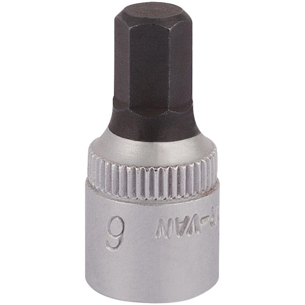 Elora 1/4" Drive Hexagon Socket Bit Metric 1/4" 6mm