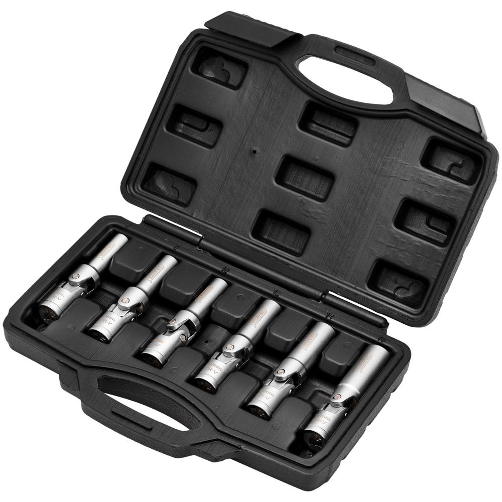 Draper 6 Piece 3/8" Drive Glow Plug Socket Set 3/8