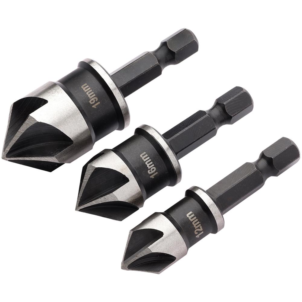3 Piece Countersink Bit Set