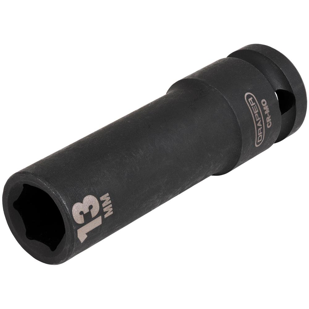Image of Draper Expert 1/2" Drive Hi Torq Deep Hexagon Impact Socket Metric 1/2" 13mm