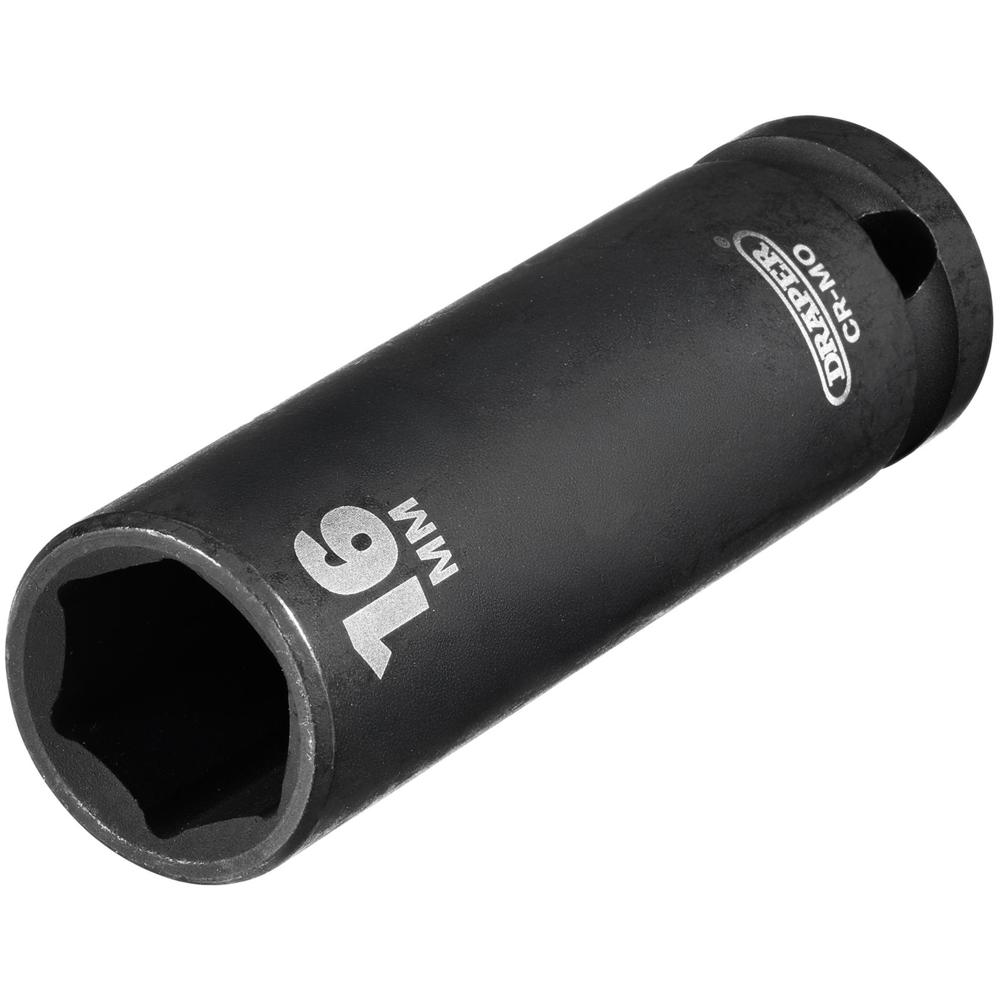 Draper Expert 1/2" Drive Hi Torq Deep Hexagon Impact Socket Metric 1/2" 16mm