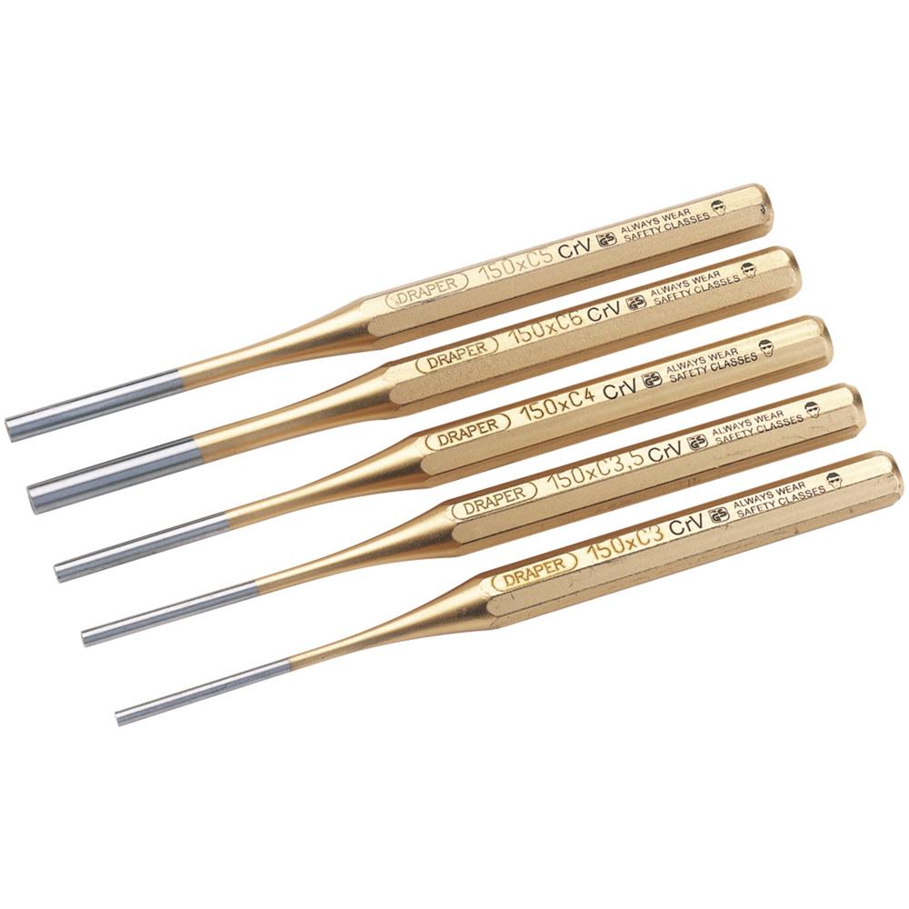 5 Piece Parallel Pin Punch Set