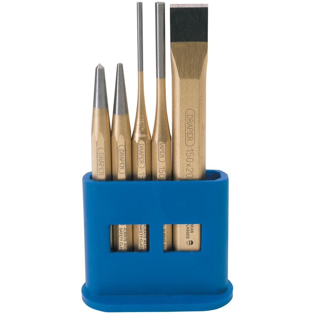 Expert 5 Piece Cold Chisel and Punch Set