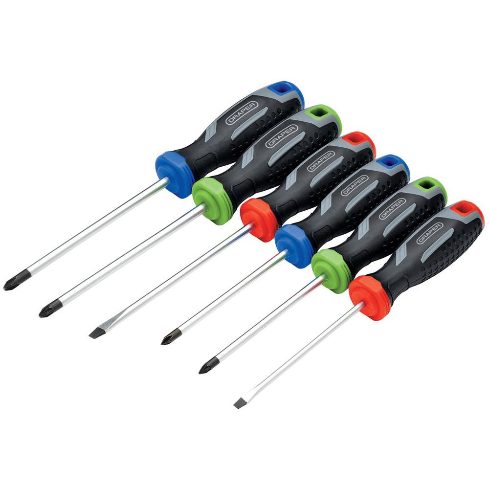 Draper 6 Piece Soft Grip Screwdriver Set