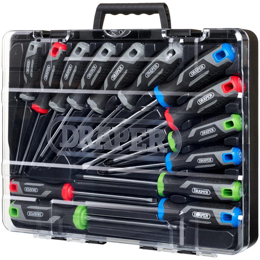 14 Piece Soft Grip Torx Screwdriver Set Carry Case