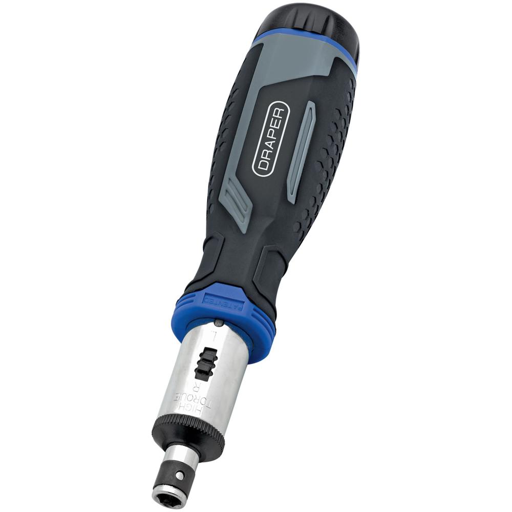 Draper Soft Grip Ratchet Screwdriver and 13 Piece Bit Set