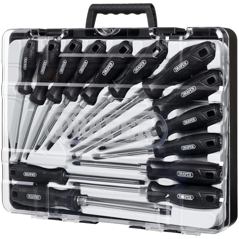 Draper 14 Piece Hard Grip Torx Screwdriver Set in Carry Case