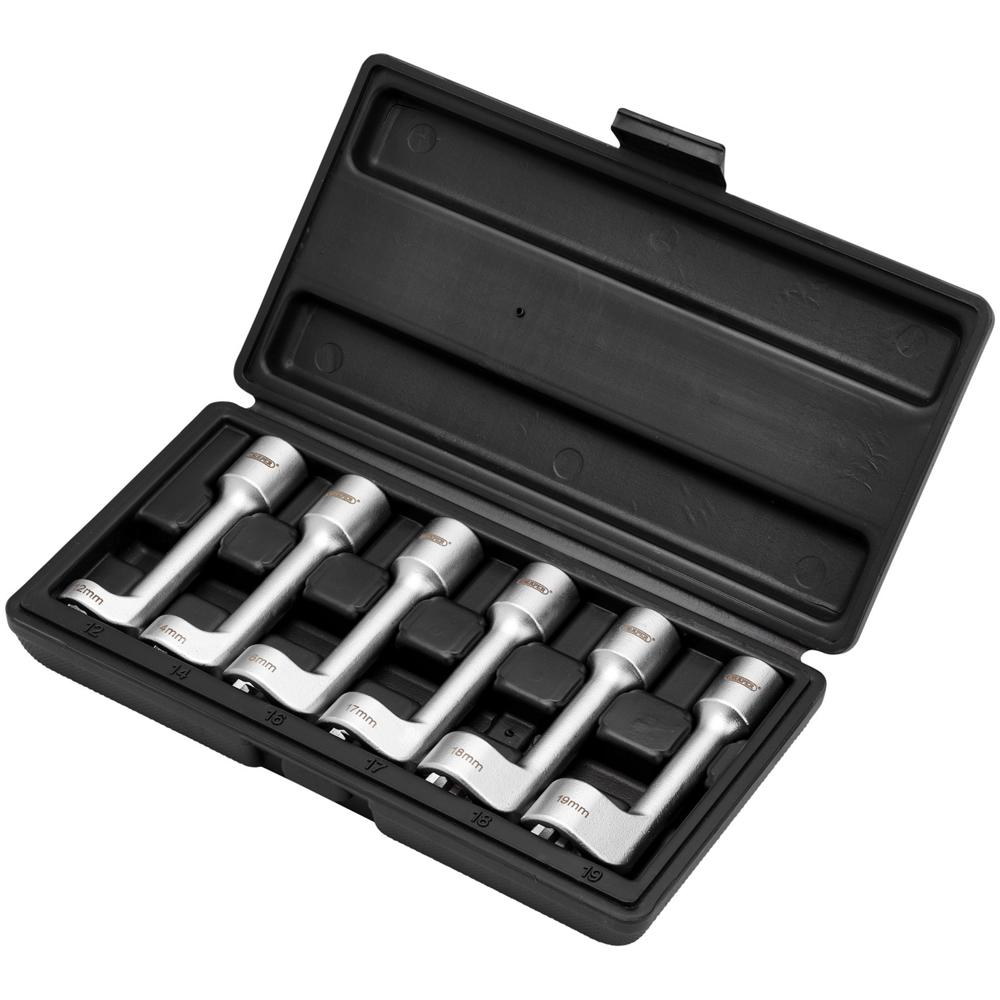 6 Piece 1/2" Drive Diesel Injector Line Socket Set