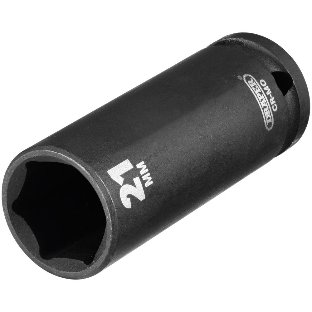 Draper Expert 1/2" Drive Hi Torq Deep Hexagon Impact Socket Metric 1/2" 21mm