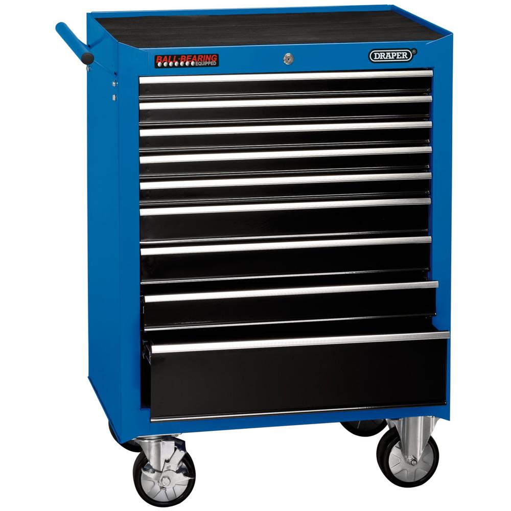 Draper 9 Drawer Tool Roller Cabinet Blue / Black