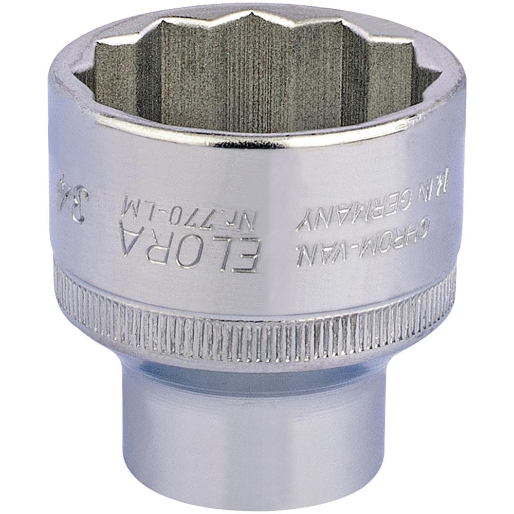 Elora 1/2" Drive Bi Hexagon Socket Metric 1/2" 34mm