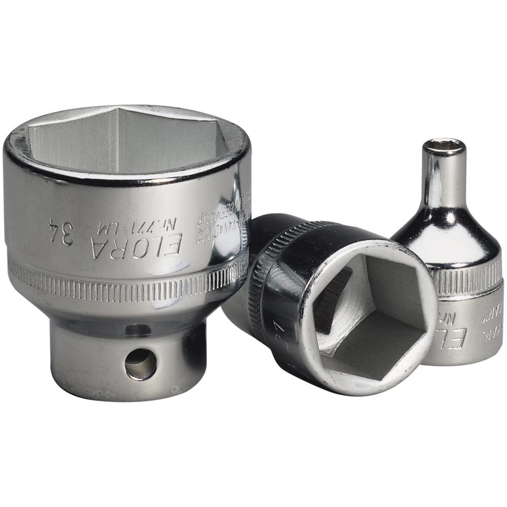Elora 1/2" Drive Hexagon Socket Metric 1/2" 5mm