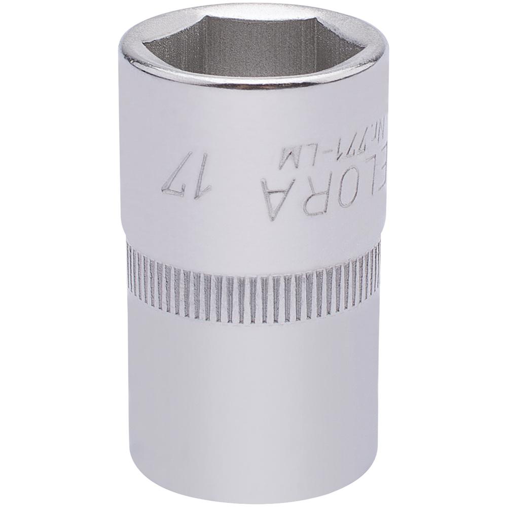 Elora 1/2" Drive Hexagon Socket Metric 1/2" 17mm