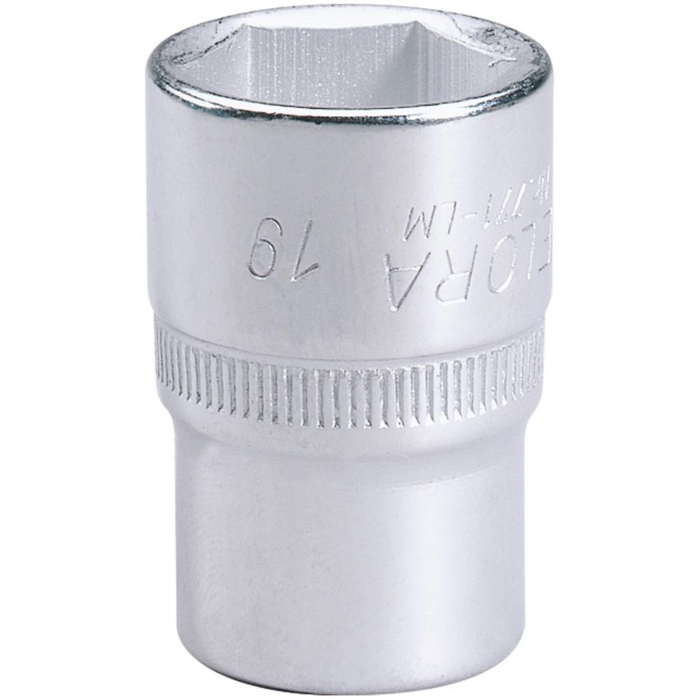 Elora 1/2" Drive Hexagon Socket Metric 1/2" 19mm