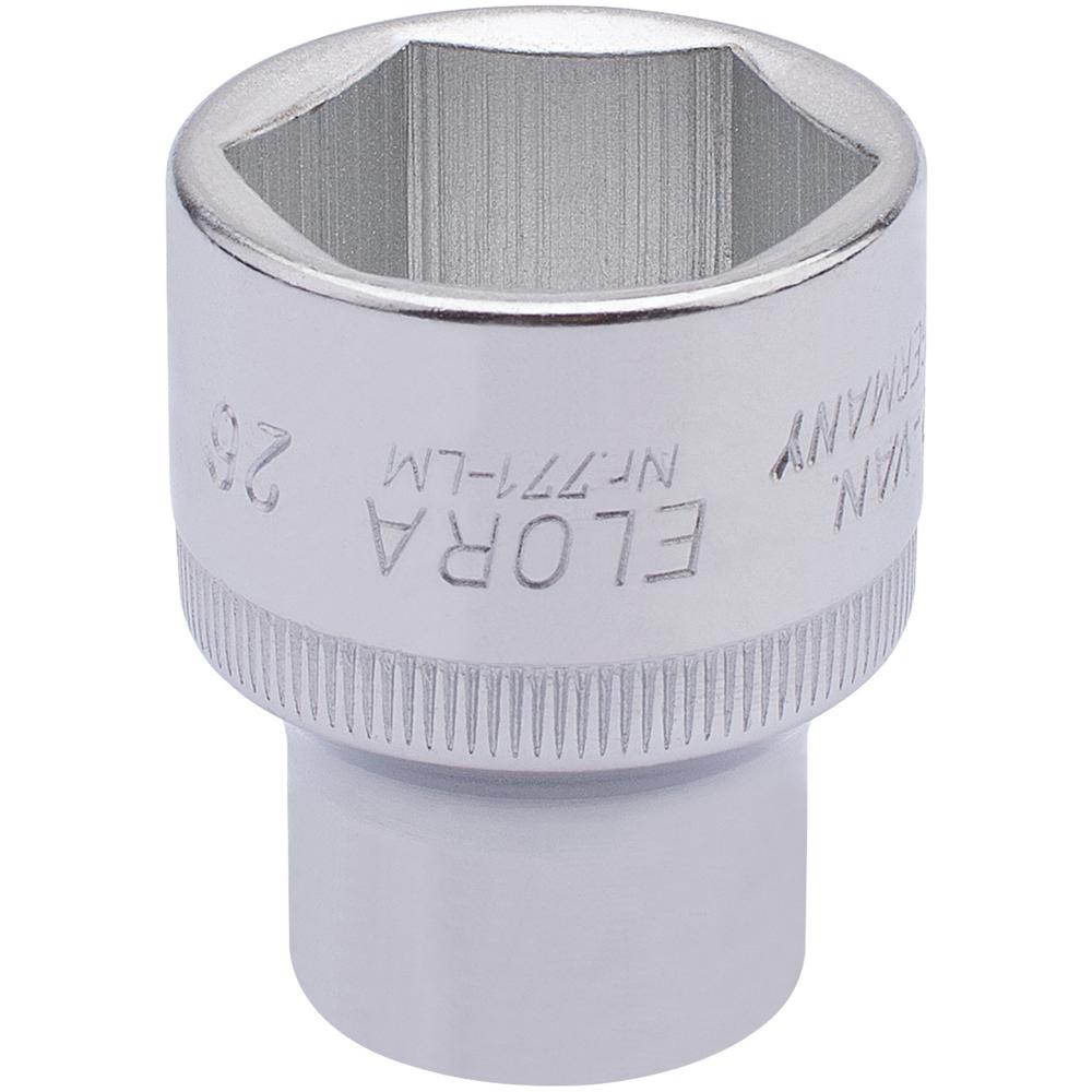 Elora 1/2" Drive Hexagon Socket Metric 1/2" 26mm