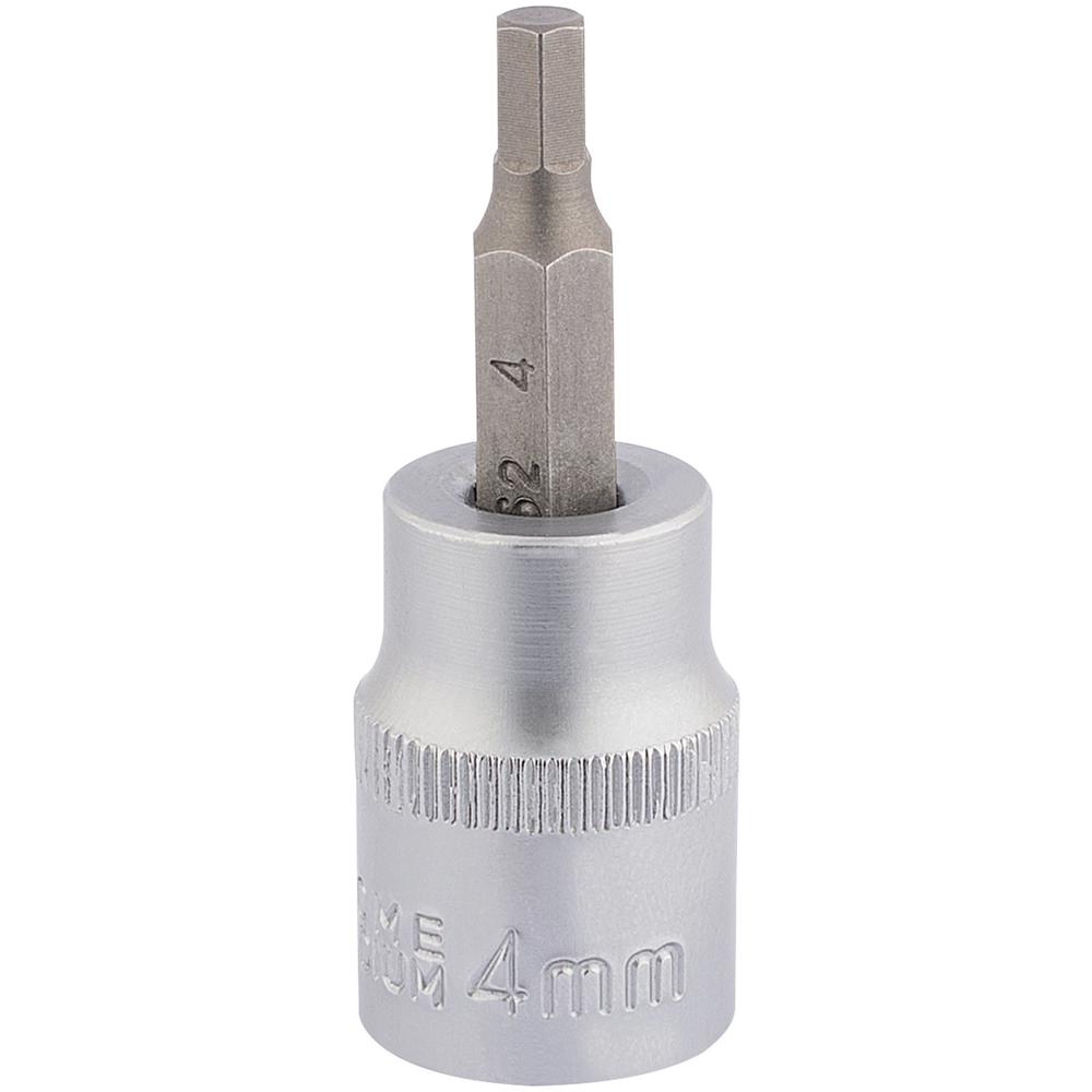Draper Expert 3/8" Drive Hexagon Socket Bit Metric 3/8" 4mm