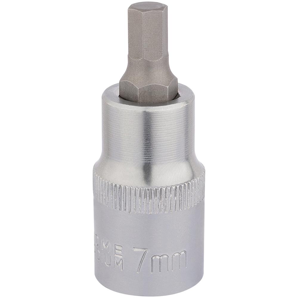Draper Expert 1/2" Drive Hexagon Socket Bit Metric 1/2" 7mm