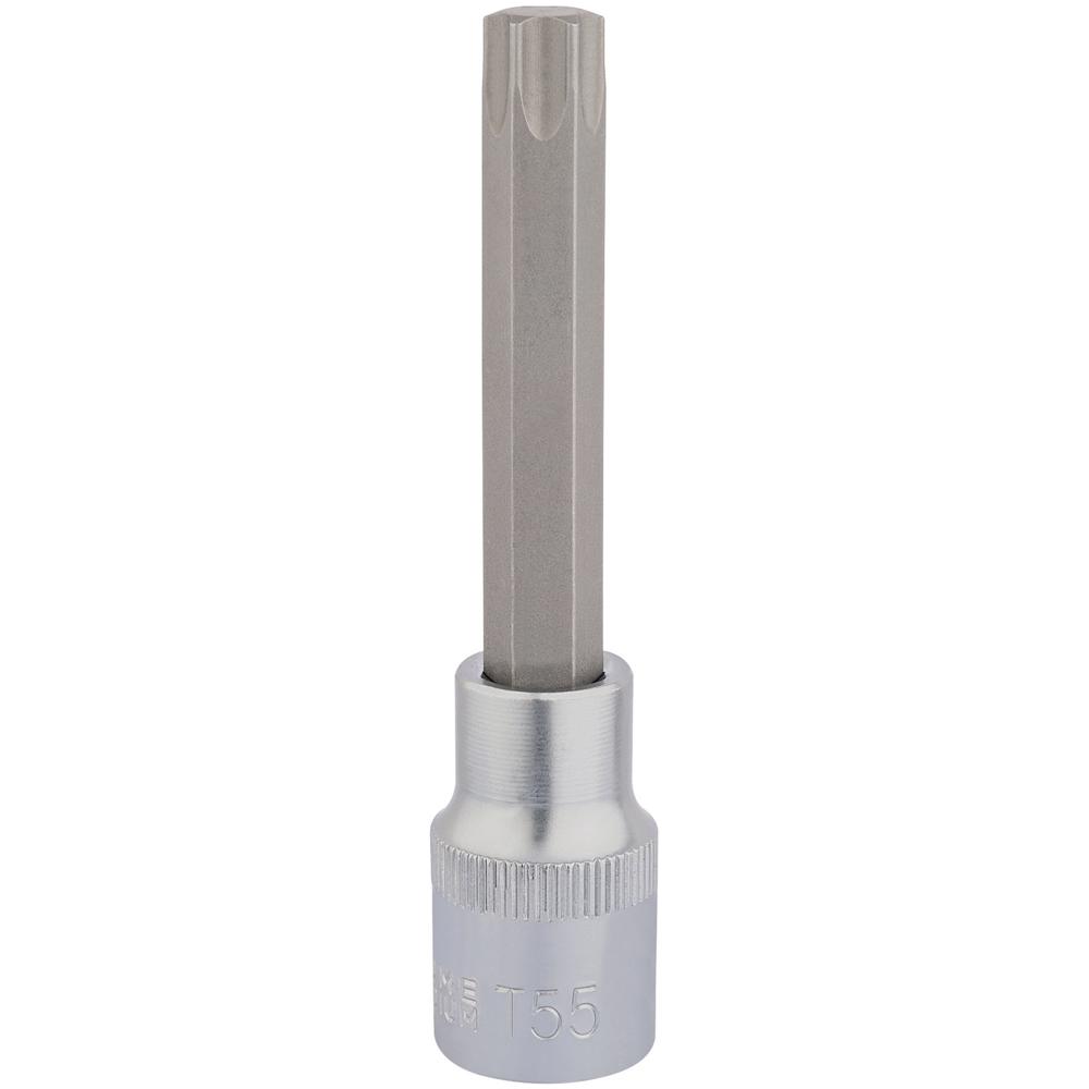 Draper 1/2" Drive 100mm Long Torx Socket Bit 1/2" T55