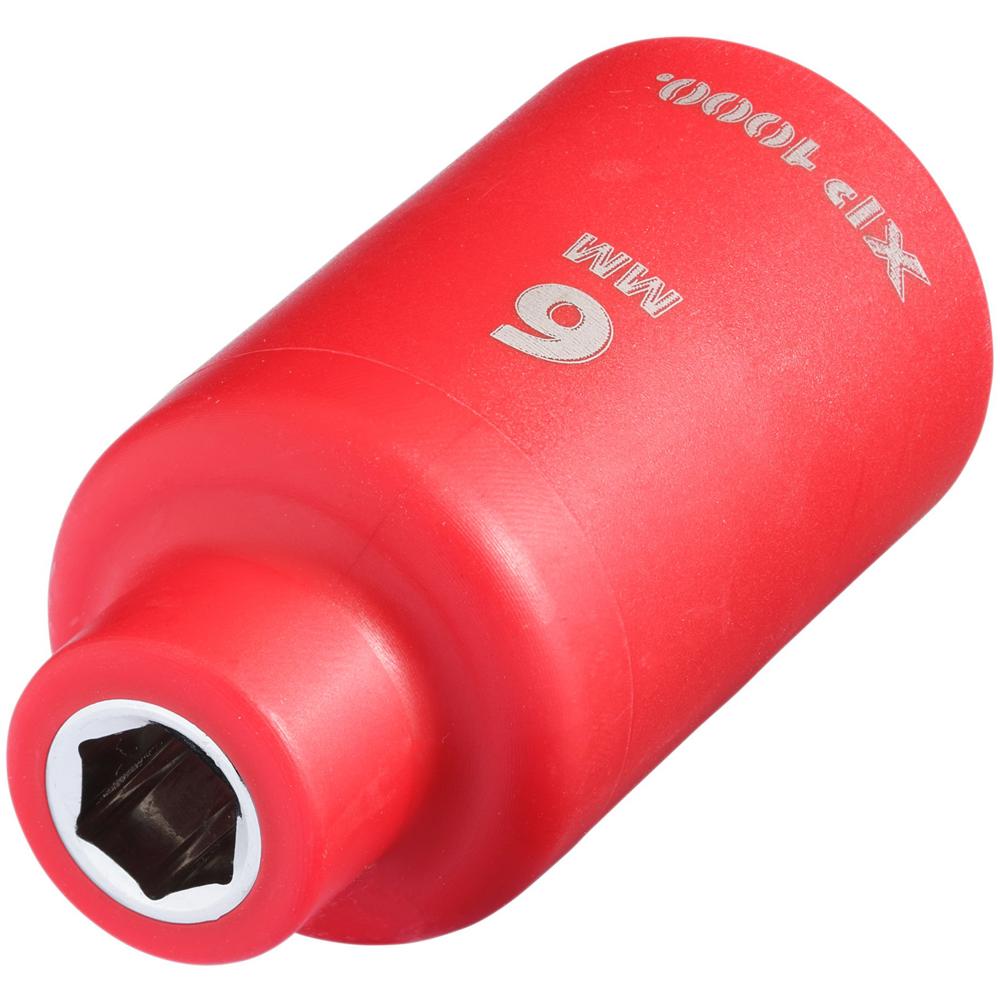 Draper XP1000 3/8" Drive VDE Insulated Hexagon Socket 3/8" 6mm