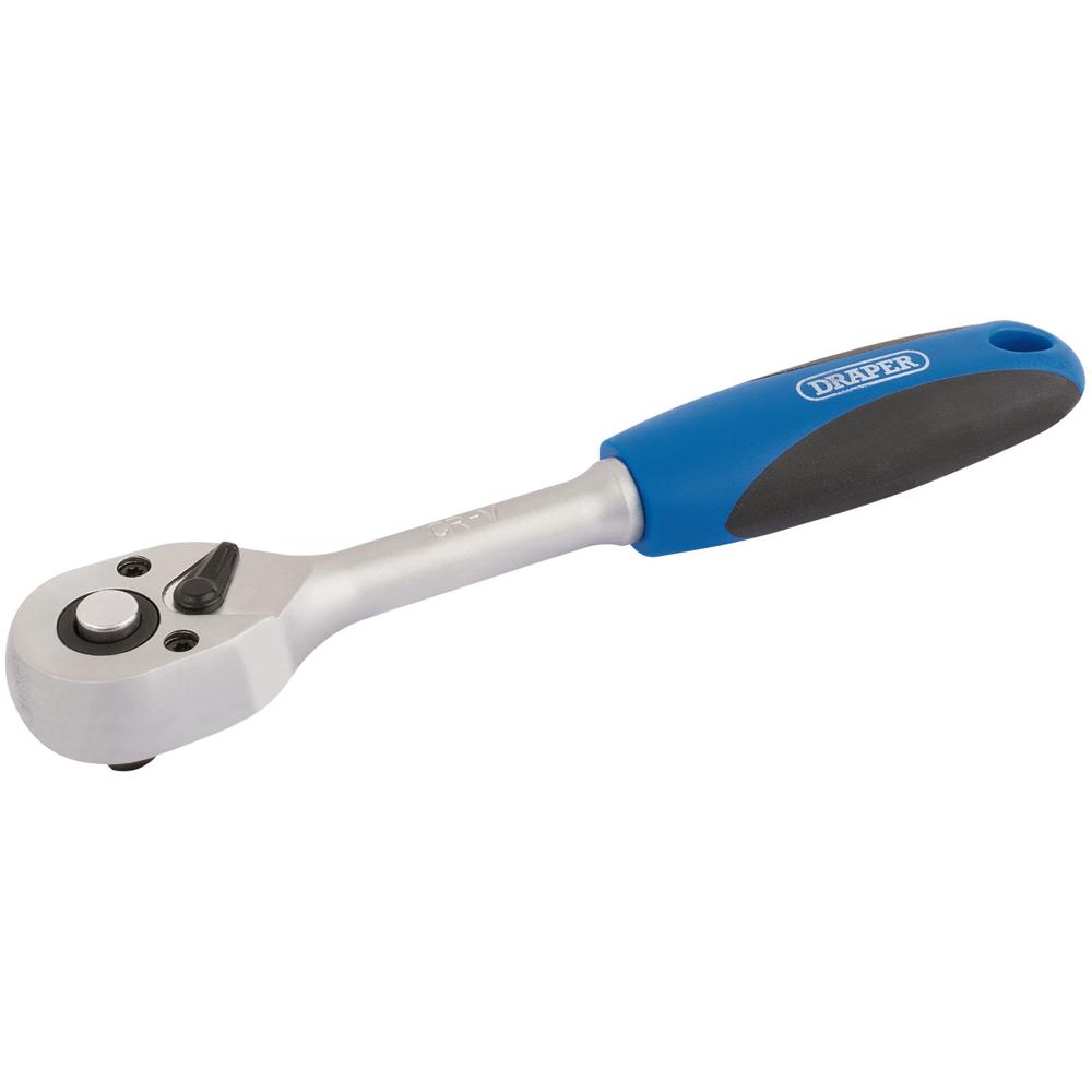 1/4" Drive 72 Tooth Reversible Soft Grip Ratchet