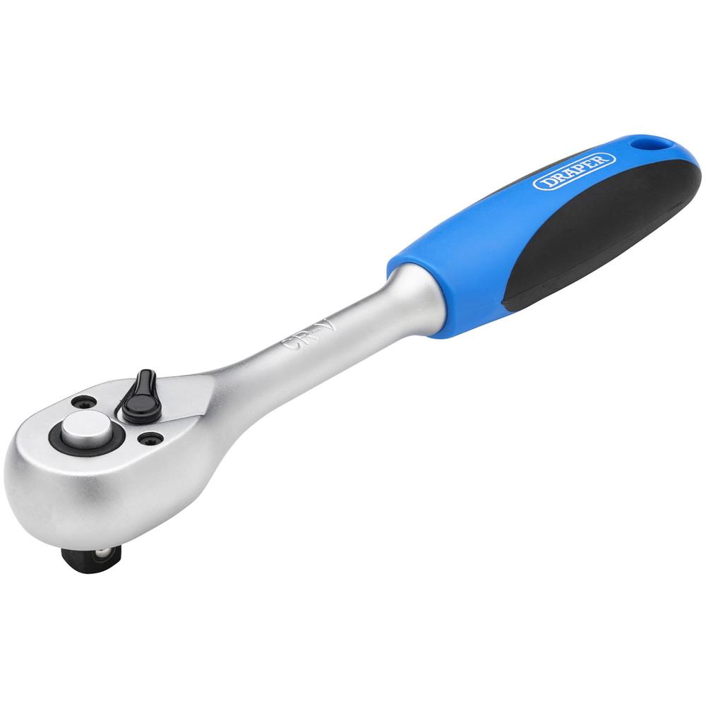 3/8" Drive 72 Tooth Reversible Soft Grip Ratchet