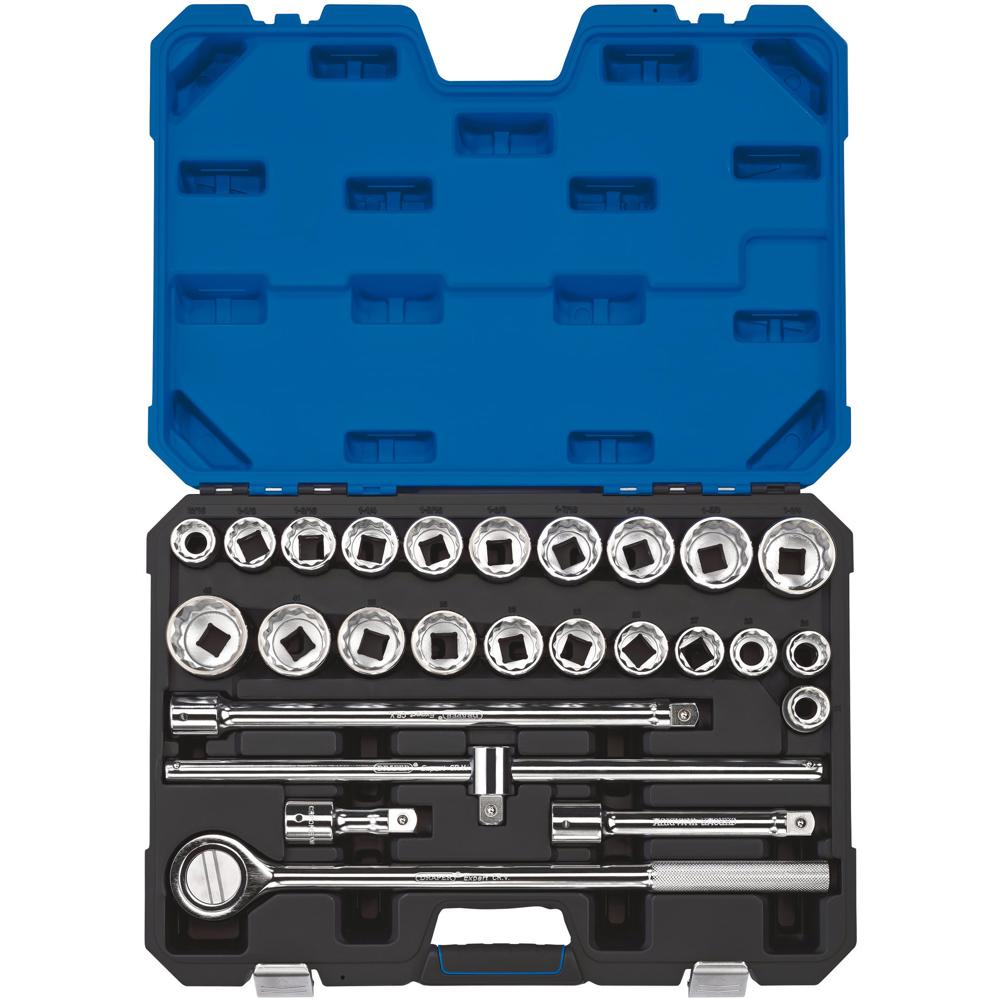 Expert 26 Piece 3/4" Drive Bi Hex Socket Set Metric and Imperial