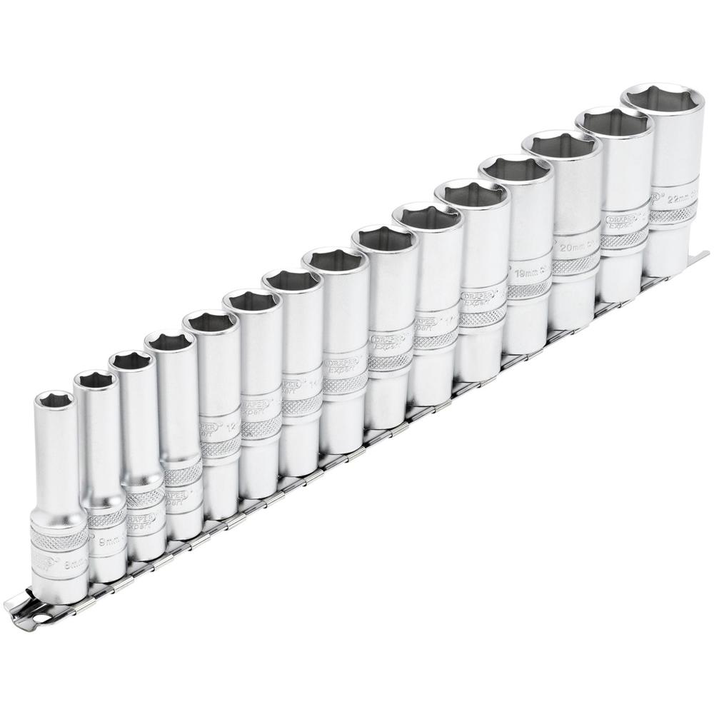Expert 15 Piece 3/8" Drive Deep Hex Socket Set Metric