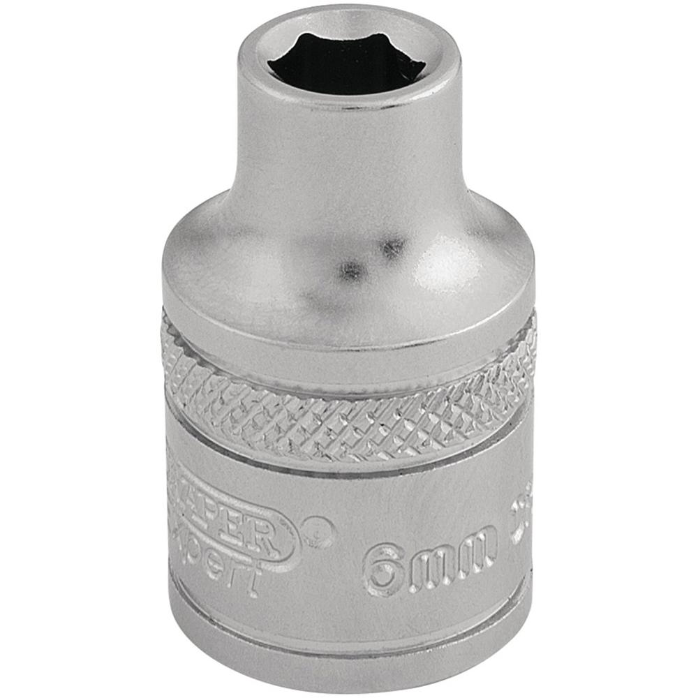 Draper 3/8" Drive Satin Finish Hexagon Socket Metric 3/8" 8mm