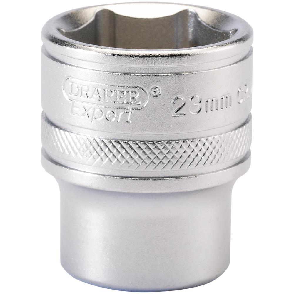 Draper 1/2" Drive Satin Finish Hexagon Socket Metric