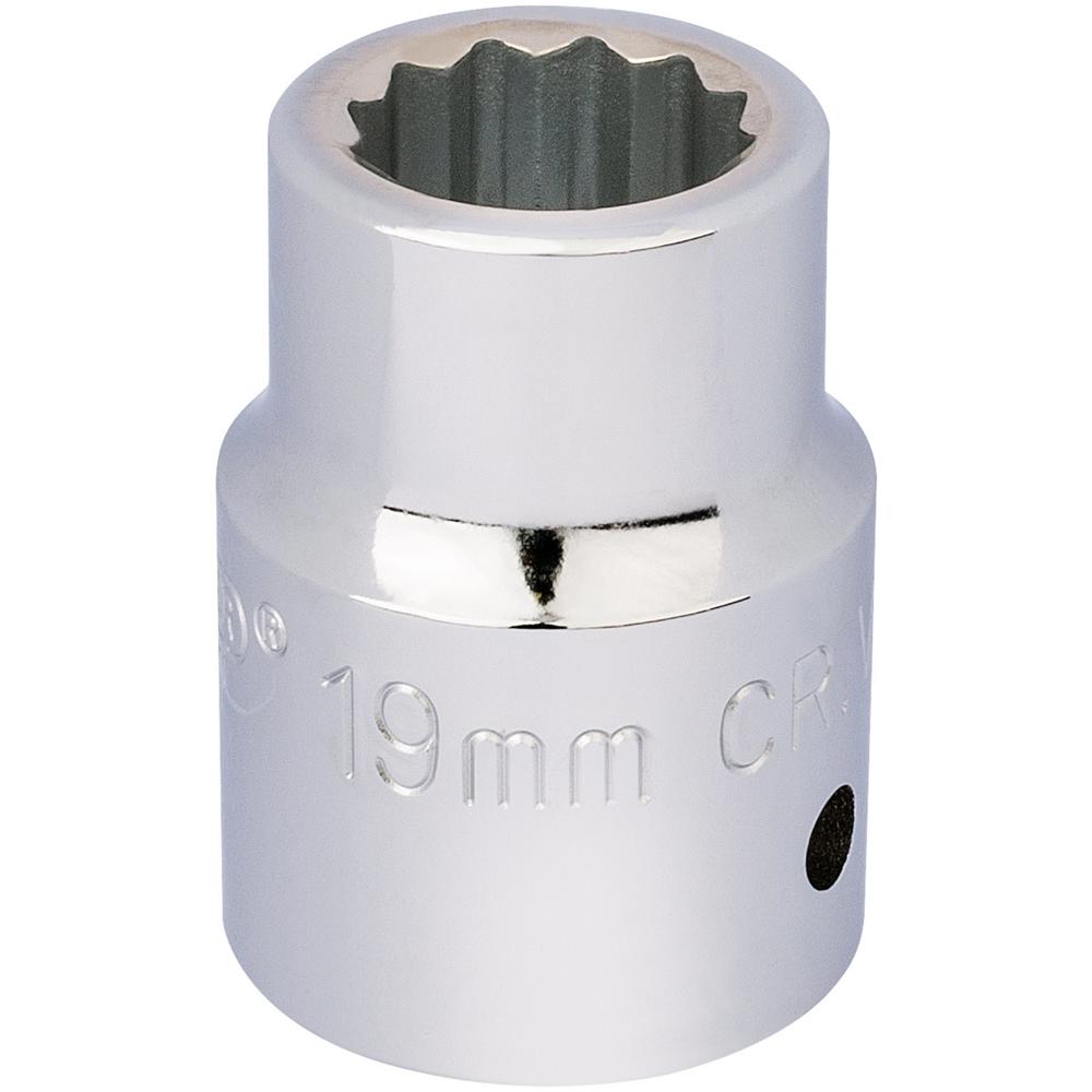 Draper 3/4" Drive Polished Finish Bi Hexagon Socket Metric 3/4" 19mm